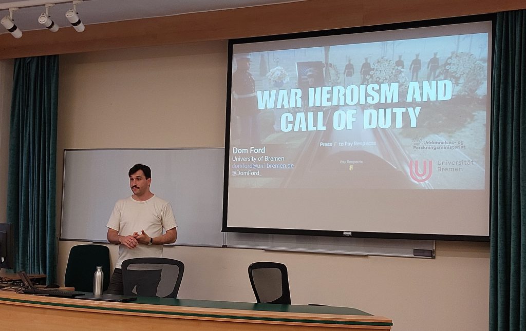 Guest Lecture: War Heroism and Call of Duty